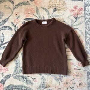 Old Navy Women’s Brown Knit Crewneck Sweater